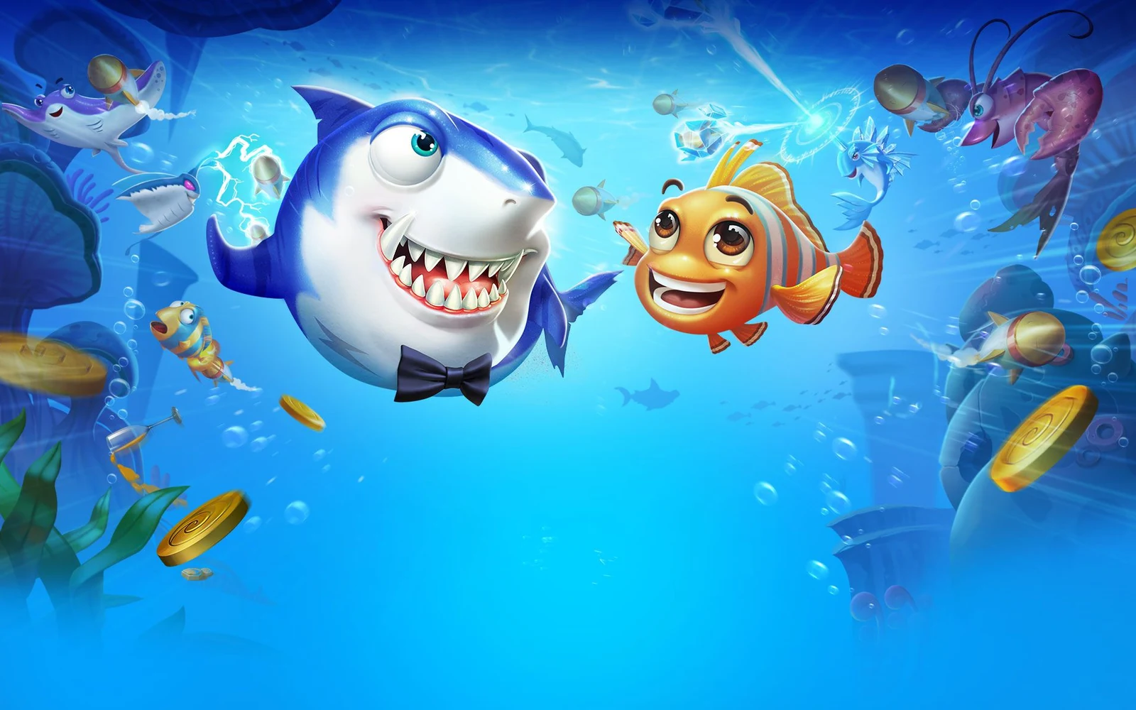 ภาพฉากเกมยิงปลาในพื้นที่เกมทั้งหมดของ u31